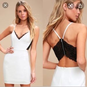 Lush White Cocktail Dress